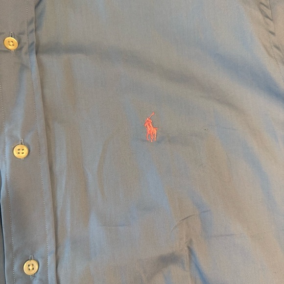 Ralph Lauren Light Blue Casual Button-Down Shirt Classic fit size large - Picture 2 of 8